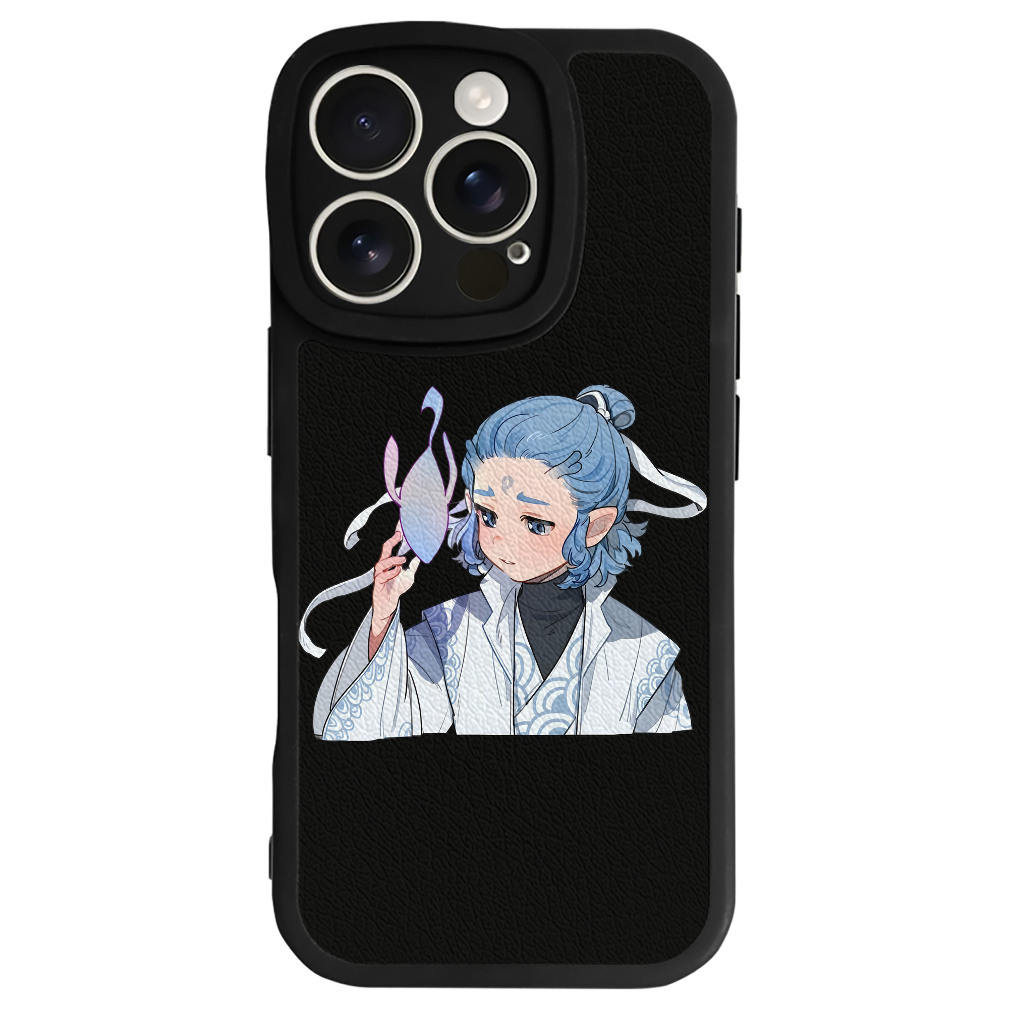 （画像用） Ne Zha 2 ナタ 魔童の大暴れ 【iPhone 16シリーズ対応】シリコンスマホケース（レザー調） 材質：シリコン